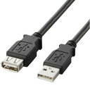 【メール便発送】エレコム USB2.0延長ケーブル(A-A延長タイプ) U2C-E15BK【代引不可】(2)