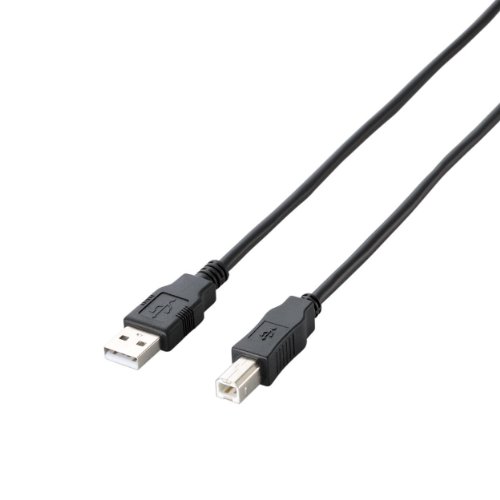 Rakuten - エレコム RoHS指令準拠&環境配慮パッケージ エコUSB2.0ケーブル A-Bタイプ 3m ブラック U2C-JB30BK【代引不可】【北海道・沖縄・離島配送不可】