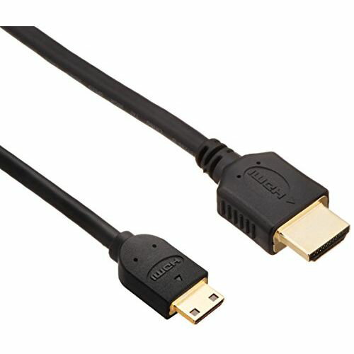 y[֔zGR HDMImini(High Speed HDMI Cable with Ethernet)F؃P[u 1.5m ubN CAC-HD14EM15BKysz