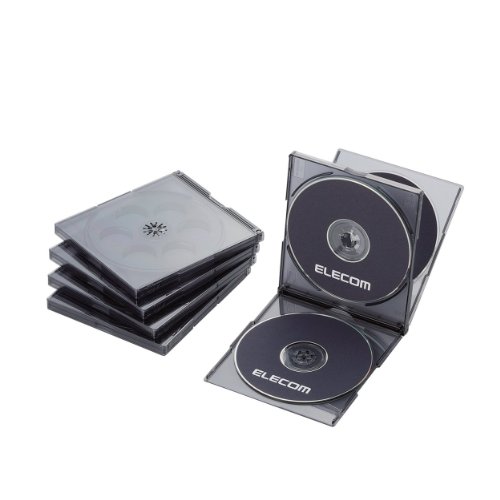 ���쥳�� CD/DVD/Blu-ray ������ 4���Ǽ 5�ѥå� �֥�å� CCD-JSCNQ5CBK������Բġۡ��̳�ƻ�����졦Υ�������Բġ�