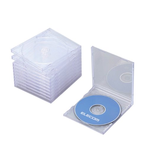 エレコム CD/DVDプラケース 1枚収納 10パック クリア CCD-JSCN10CR【代引不可】【北海道・沖縄・離島配送不可】 エレコム CD/DVDプラケース 1枚収納 10パック クリア CCD-JSCN10CR【代引不可】【北海道・沖縄・離島配送不可】