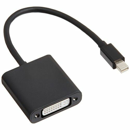 エレコム miniDisplayPort変換アダプタ forAPPLE DVI ブラック AD-MDPDVIBK
