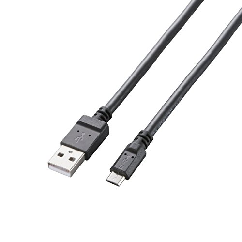 【メール便発送】エレコム microUSBケーブル 2A出力 スタンダード 通信・充電 1.2m ブラック MPA-AMB2U12BK【代引不可】