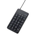 エレコム 有線テンキーボード Lサイズ メンブレン 高耐久 USBハブ付 ホットキー付 ブラック TK-TCM015BK【代引不可】【北海道・沖縄・離島配送不可】(2)