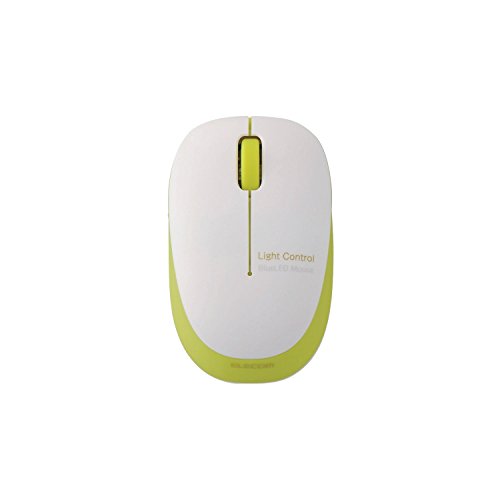 エレコム ワイヤレスマウス BlueLED 3ボタン ふわっと軽い 小型軽量 50g グリーン M-BL20DBGN【代引不可】【北海道・沖縄・離島配送不可】