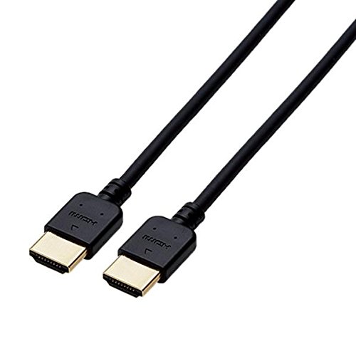 【メール便発送】エレコム HDMIケーブル イーサネット対応 やわらか 2.0m CAC-HD14EY20BK【代引不可】