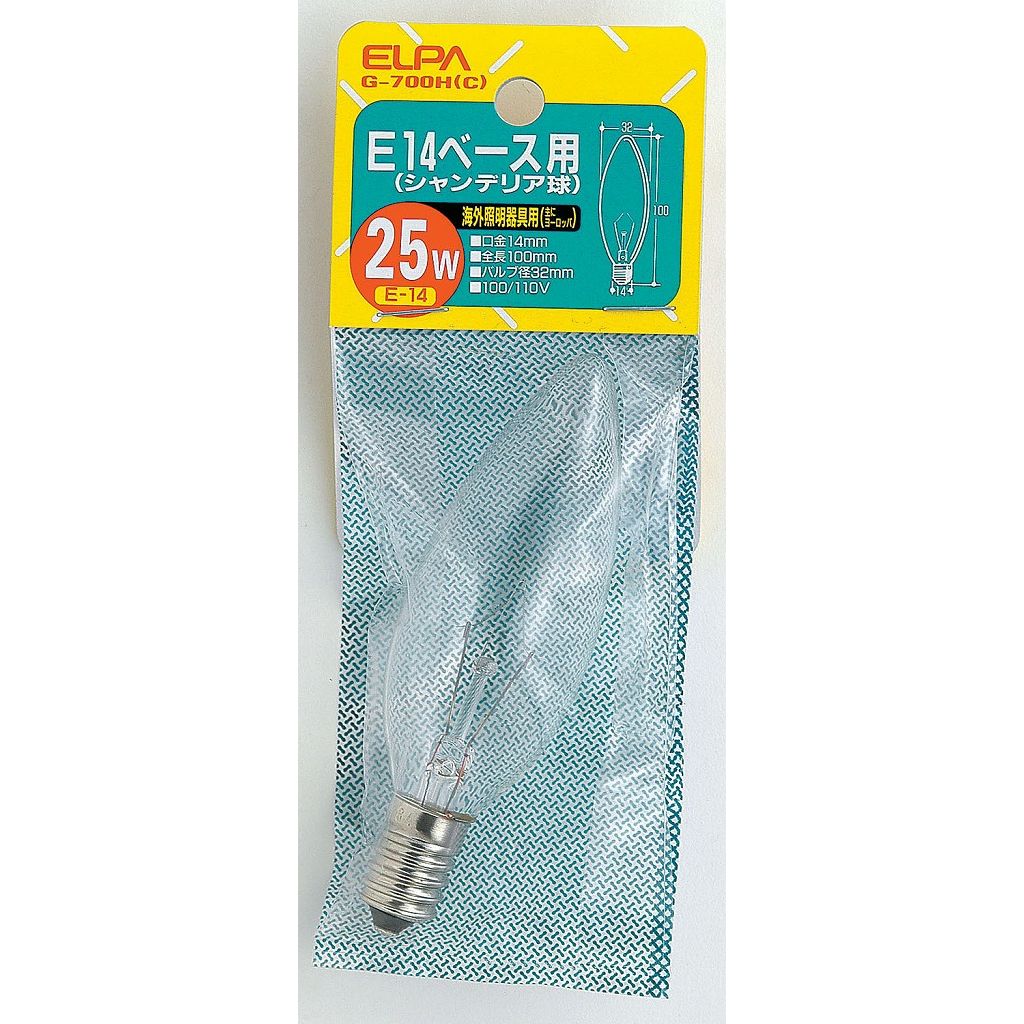 ELPA シャンデリア25W G-700H(C)【北海道・沖縄・離島配送不可】