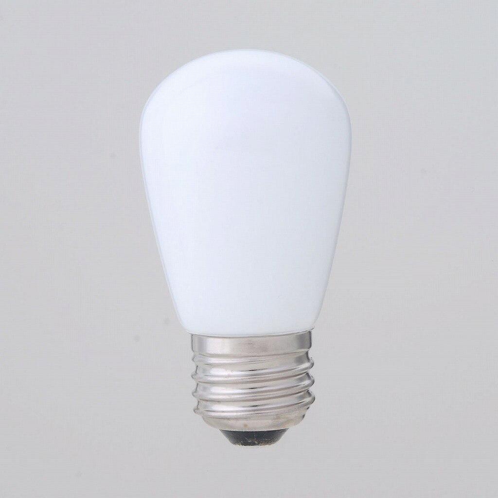 ●光源にはLEDを使用していますので、消費電力が少ない省エネタイプです。■交流電源：100V 50/60Hz共用■口金：E26■サイズ：全長84X外径45(mm)■質量：30g■定格消費電力：1.4W■定格入力電流：0.016A■設計寿命：30,000時間■全光束：60lm■光色：昼白色相当■屋内用