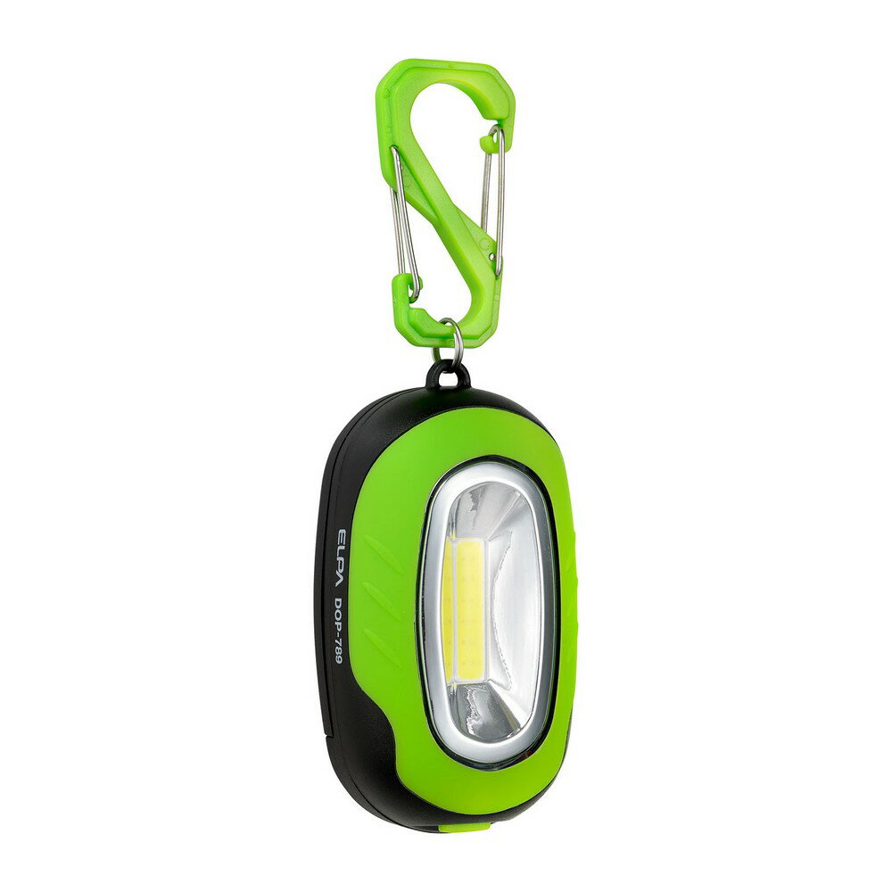（まとめ買い）ELPA COB LEDキーライト グリーン DOP-789(G) 〔×3〕 【北海道・沖縄・離島配送不可】