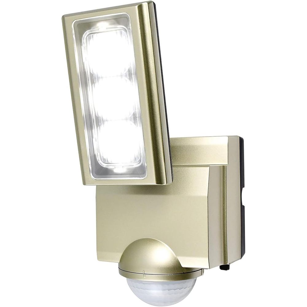 （まとめ買い）ELPA かんたん防犯ライト ACコンセント式 1灯 1100ルーメン ESL-ST1201AC 〔×3〕 【北海道・沖縄・離島配送不可】