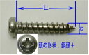鍋頭ステンレスタッピングビス(鉄板木ネジ)セット5(D)×60(L)mm(2本入)【北海道・沖縄・離島配送不可】