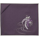 【ギフト】洛北 刺繍入り二巾風呂敷 紫 【北海道・沖縄・離島配送不可】