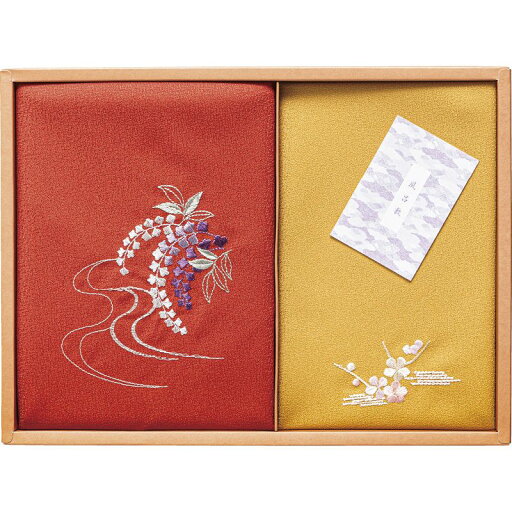 【ギフト】洛北 刺繍入り二巾風呂敷&刺繍入り金封包み 赤 【北海道・沖縄・離島配送不可】 【ギフト】洛北 刺繍入り二巾風呂敷&刺繍入り金封包み 赤 【北海道・沖縄・離島配送不可】