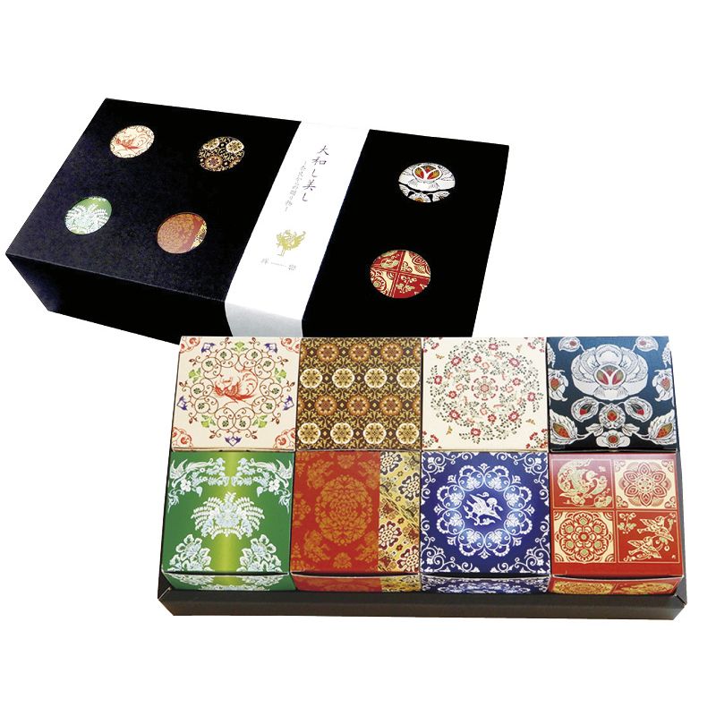 【ギフト】奈良祥樂 大和し美しオリーブなあられ8箱セット 【北海道・沖縄・離島配送不可】