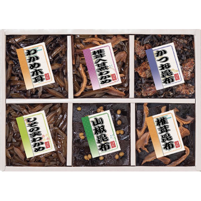 【ギフト】廣川昆布 御昆布 佃煮6品詰合せ L-B 【北海道・沖縄・離島配送不可】