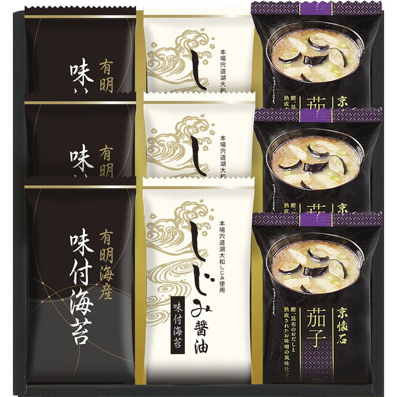 【ギフト】マルコメフリーズドライみそ汁&有明海産味付海苔セット L-A 【北海道・沖縄・離島配送不可】