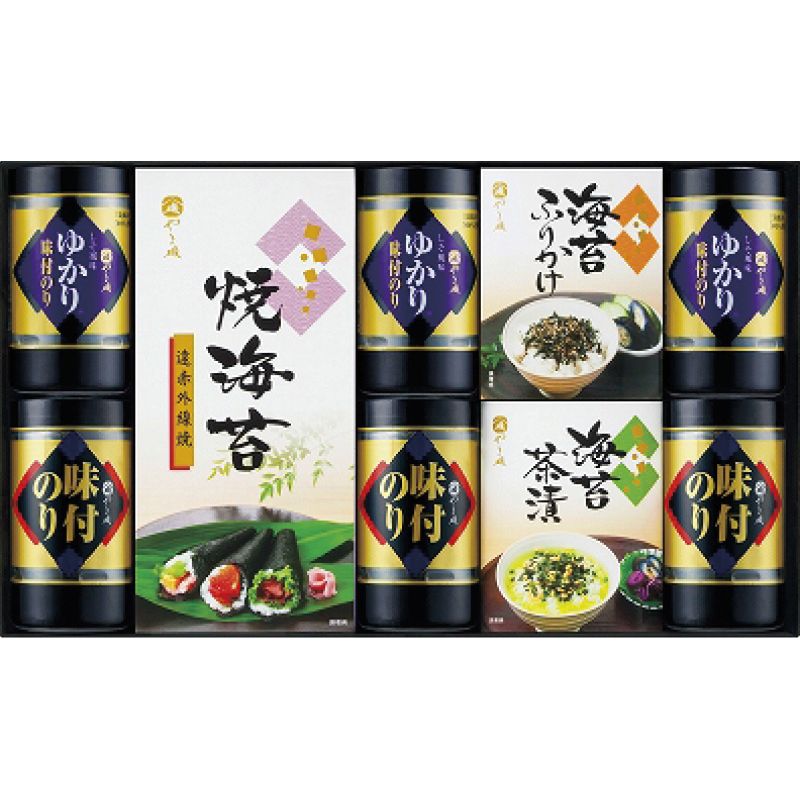 【ギフト】やま磯 味のり卓上バラエティセット L-F 【北海道・沖縄・離島配送不可】