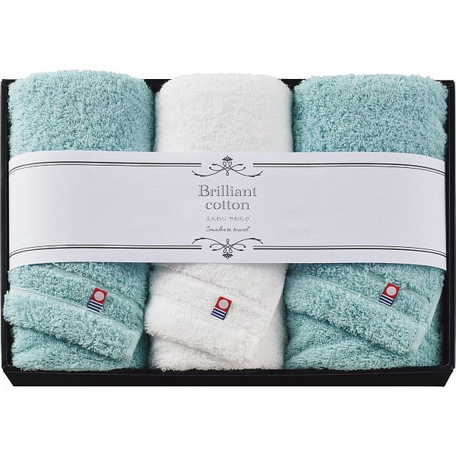 【ギフト】ブリリアントコットン フェイスタオル3枚セット 【北海道・沖縄・離島配送不可】