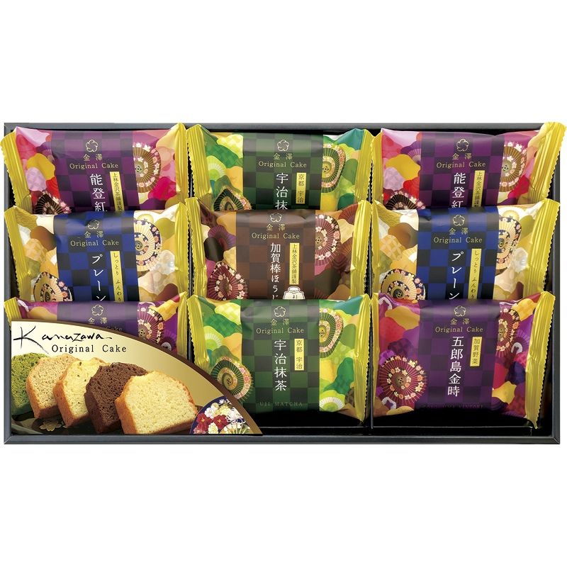 【お歳暮ギフト】金澤兼六製菓 金澤オリジナルケーキギフト A 【申込締切、お届け期間11月末～12/26】 【北海道・沖縄・離島配送不可】