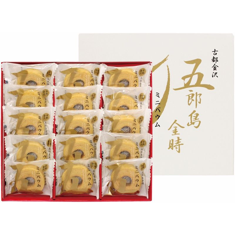 【お歳暮ギフト】五郎島金時 ミニバウムクーヘン 【申込締切12/12、お届け期間11月末〜12/26】 【北海道・沖縄・離島配送不可】