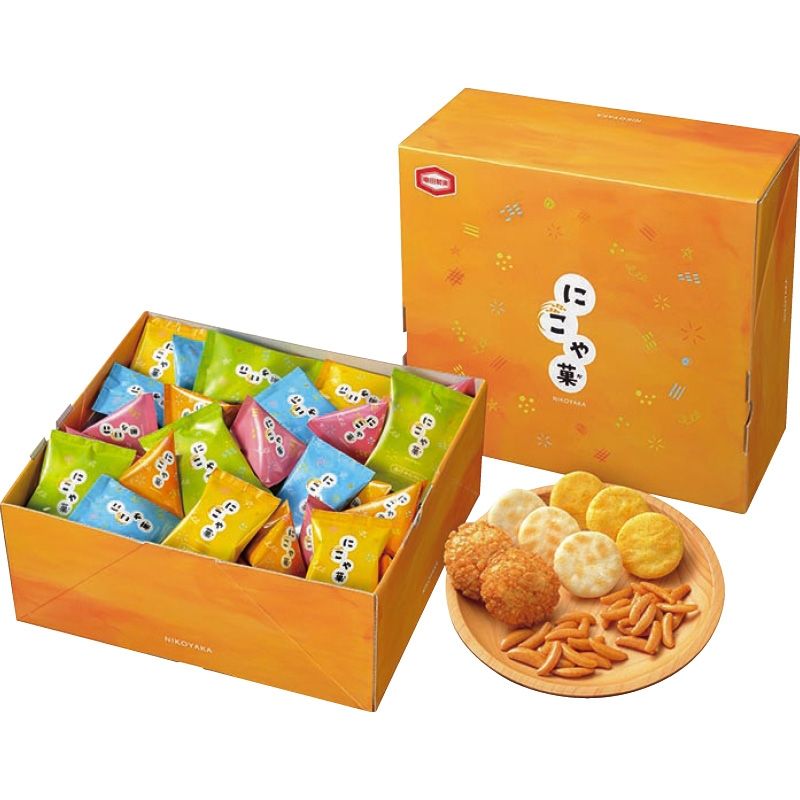 【お歳暮ギフト】亀田製菓 にこや菓L 【申込締切12/19、お届け期間11月末〜12/26】 【北海道・沖縄・離島配送不可】(4)