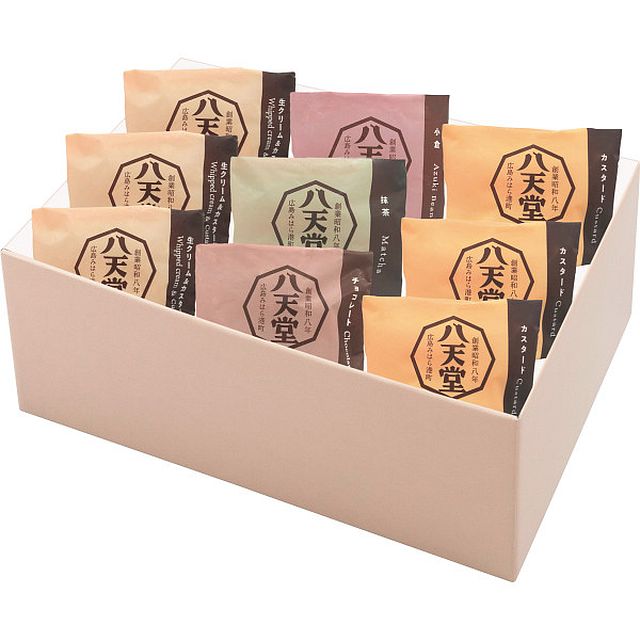 【お歳暮ギフト】八天堂 くりーむパン9個詰合せ 【申込締切12/19、お届け期間11月末〜12/19】【全国配..