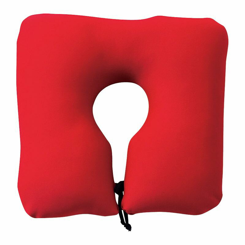 【ギフト】モグ ポータブルネックピロー レッド 【北海道・沖縄・離島配送不可】