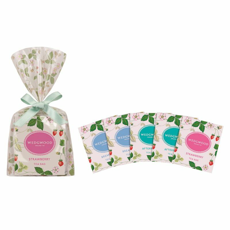 【ギフト】ウェッジウッド ワイルド ストロベリー ティーバッグ C-A 【北海道・沖縄・離島配送不可】
