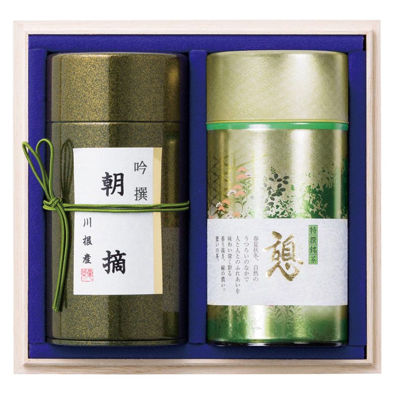 こちらの商品の配送について★北海道・沖縄・離島は配送不可となります。こちらの商品の包装(ラッピング)について○ラッピング・のし承ります（有料）。○「のし種類」と「のし名入れ」はご注文時備考欄にご記載下さい。（のしはラッピングと一緒にご注文下さい。のしのみのご指定は不可となります。）注文者名とお届け先名が異なる場合は「（注文者名）様ご依頼分」と送り状に記載して発送いたします。★ラッピング・のしをご指定の場合は、商品出荷まで5日程度かかります。静岡県産茶葉を茶師厳選した深みある匠の味。伝統の味にこだわり続けるお茶屋の逸品をお楽しみください。【セット内容】静岡玉露（憩）・静岡煎茶（朝摘）（各110g）×各1【本体重量】0.7kg【箱サイズ】19×19.8×9.3cm【賞味期間】常温1年[ 日本茶 緑茶 セット 詰め合わせ ギフト ]