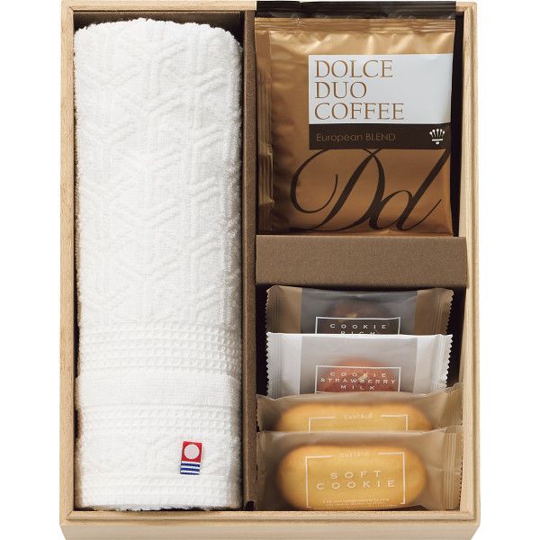 【ギフト】ココロ 今治タオル・スイーツセット G-B 【北海道・沖縄・離島配送不可】