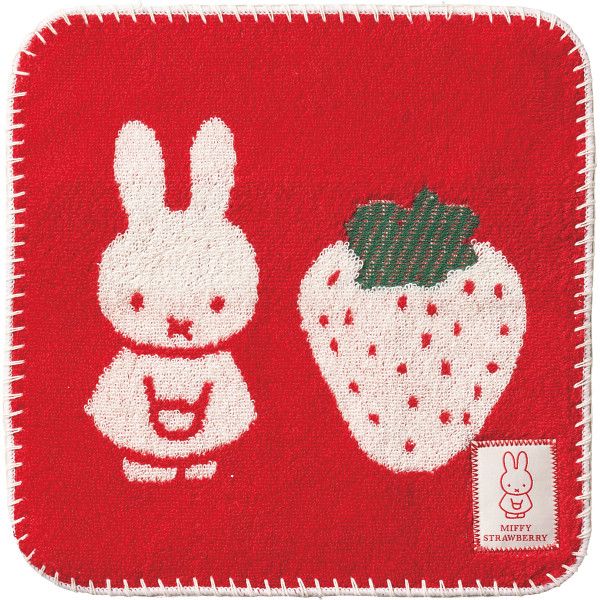 【ギフト】ミッフィー ミニタオル ストロベリー(R) 【北海道・沖縄・離島配送不可】