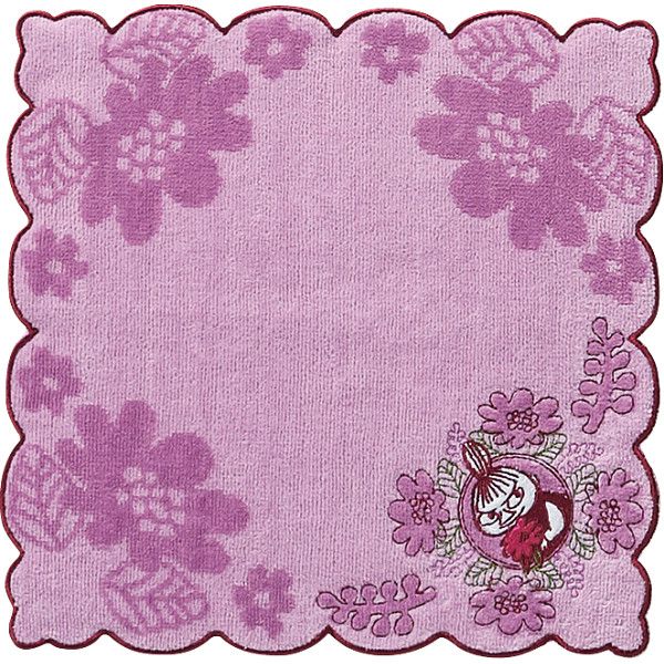 【ギフト】ムーミン ミニタオル キルティングパープル 【北海道・沖縄・離島配送不可】