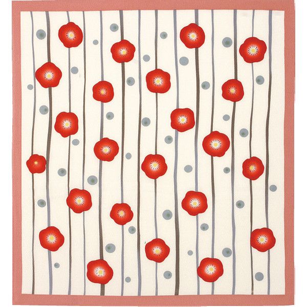 【ギフト】ちりめん風呂敷 梅白 【北海道・沖縄・離島配送不可】