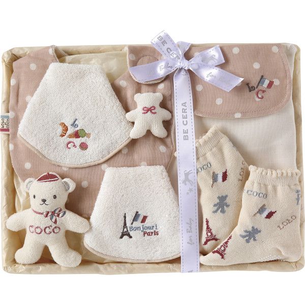 こちらの商品の包装(ラッピング)について○ラッピング・のし承ります（有料）。のし名入れはご注文時備考欄にご記載下さい。注文者名とお届け先名が異なる場合は「（注文者名）様ご依頼分」と送り状に記載して発送いたします。かわいいクマのモチーフとやさ...