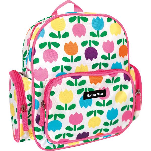 【ギフト】ハンナフラ キッズ リュックサック ホワイトチューリップ 【北海道・沖縄・離島配送不可】