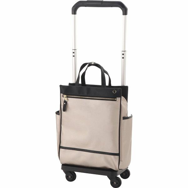 【ギフト】ソエルテ お買い物キャリー ベージュ 【全国配送可】