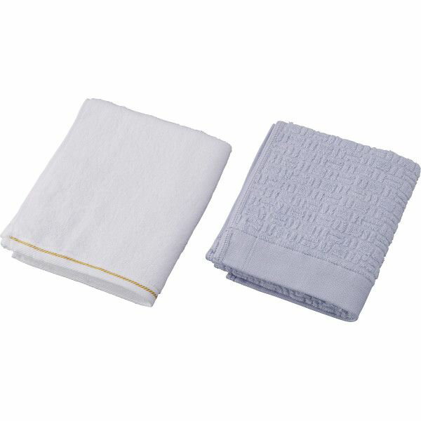 こちらの商品の包装(ラッピング)について○ラッピング・のし承ります（有料）。のし名入れはご注文時備考欄にご記載下さい。注文者名とお届け先名が異なる場合は「（注文者名）様ご依頼分」と送り状に記載して発送いたします。空気を含んだ軽やかでやわらかな日本製タオル。和泉（いずみ）山脈から流れる豊富な水と共にタオルづくりが行われてきた大阪・泉州。特別な撚りを施した糸を使用した、毛羽落ちが少なく軽やかでやわらかな心地良いタオルです。【商品内容】●フェイスタオル2枚【商品サイズ】●約32×75cm【材質】●綿100％【原産国】日本【箱サイズ】26×19×4cm【箱入重量】295g【宅配区分】常温[ タオルギフト タオルセット ]