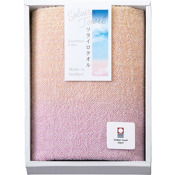 こちらの商品の包装(ラッピング)について○ラッピング・のし承ります（有料）。のし名入れはご注文時備考欄にご記載下さい。注文者名とお届け先名が異なる場合は「（注文者名）様ご依頼分」と送り状に記載して発送いたします。【商品内容】●フェイスタオル1枚【商品サイズ】●約32×75cm【材質】●綿100％【原産国】日本【箱サイズ】18.2×24.7×5cm【箱入重量】195g【宅配区分】常温[ タオルギフト ]