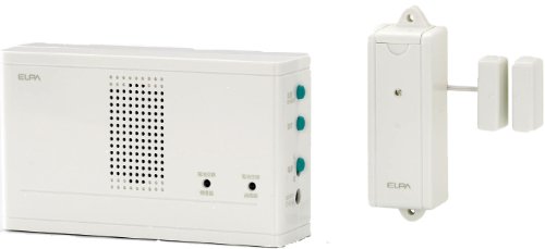 （まとめ買い）ELPA ワイヤレスチャイム ドア用送信器セット EWS-1002 〔×3〕【北海道・沖縄・離島配送不可】