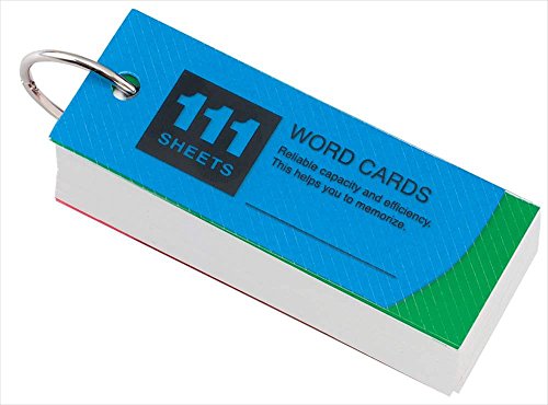 （まとめ）レイメイ藤井 単語カード 表紙色:青・黄・赤 WD11 00072089 〔まとめ買い30個セット〕【北海道・沖縄・離島配送不可】