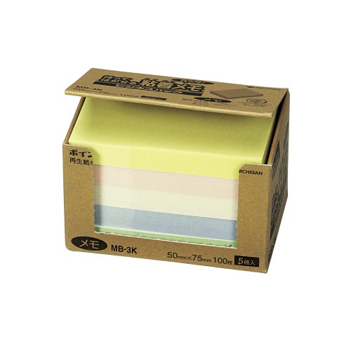 ニチバン ポイントメモ 混色 MB-3K 00069246【北海道・沖縄・離島配送不可】