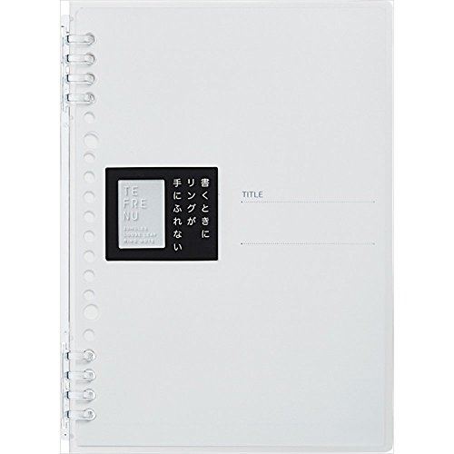 （まとめ買い）キングジム リングノート テフレーヌ A5 透明 9854TTE 〔5冊セット〕【北海道・沖縄・離島配送不可】
