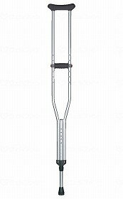 日進医療器 アルミ合金製松葉杖“合わせてパッチン”(1本) 中 TY156M 【北海道・沖縄・離島配送不可】