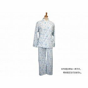 羽衣綿業 スムース二部式ねまき(婦人用) パープル L 7600 【北海道・沖縄・離島配送不可】