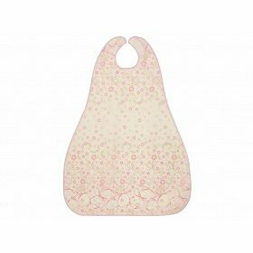 大阪エンゼル 食事用エプロンII(ロングタイプ) フラワーピンク 6068 【北海道・沖縄・離島配送不可】