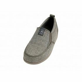 徳武産業 あゆみシューズ 介護靴 自宅用 SUTTO IN -スットイン- 男性用 ミストグレー 片足/左4Lサイズ 1133 【北海道・沖縄・離島配送不可】