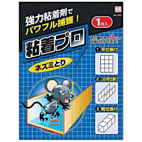 ＜＜ご注意下さい＞＞こちらの商品はメーカーよりお客様へ直接お届けの品になります。 当店での在庫はしておりません。在庫の有無はメーカー在庫のみになりますので、急な欠品や急に廃盤になる可能性がございます。また、上記理由により代金引換便はご利用いただけません。ご注文頂いた商品はメーカーに在庫を確認の上改めてご連絡させていただきますので予めご了承お願い致します。 こちらの商品の配送について こちらの商品につきましては送料をお安くするために メーカーより直接お客様へ配送しております。メーカーが使用する運送会社の都合により配送条件が通常の商品と異なりますのでよろしくお願いします。こちらの商品の包装(ラッピング)について○上記の理由(メーカーより直送)により包装はできませんので予めご了承お願いします。こちらの商品のお支払いについて ○こちらの商品のお支払い方法は 代金引換便はご利用できませんの で予めご了承お願いします。●強力粘着剤でしっかり捕獲定番 必需品 包装サイズ:約219×168×8mm 原産国:中国