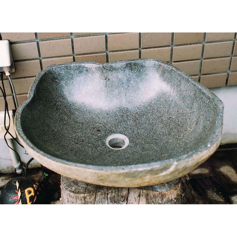 ジャービス商事　天然石　天然手洗い鉢　26203【代引不可】【北海道・沖縄・離島配送不可】