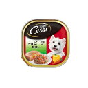 （まとめ買い）シーザー CE27N 吟選ビーフ 野菜入り 100g 犬用 ドッグフード 〔×24〕【代引不可】【北海道・沖縄・離島配送不可】