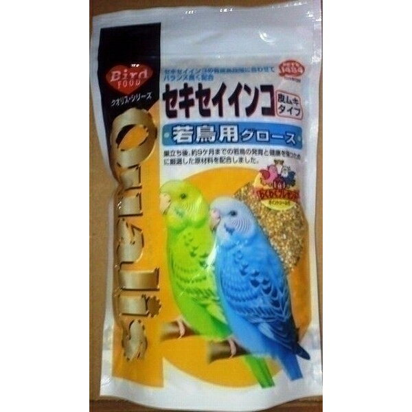 （株） セキセイインコグロース若鳥用 400g 小鳥 設定なし フード｛SK}